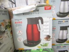 | 1X | DREW & COLE RED REDIKETTLE | UNCHECKED & BOXED | RRP £69.99 |