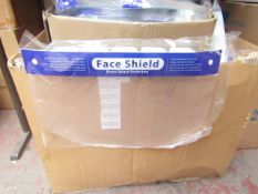 10x Face Sheild - Direct Splash Protection - New & Packaged.