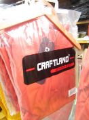 Craftland - Protective PVC Coverall - Sun Burnt Orange - Size XL - Unused, No Packaging.