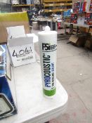 6x FSI - Pyrocoustic Fire Resistant Sealant - 310ml Tubes - Unused.