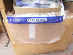10x Face Sheild - Direct Splash Protection - New & Packaged.