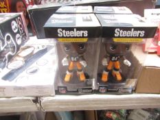 1x Wobbler Bobble Heads - NFL Steelers Antonio Brown - New & Sealed