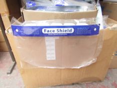 10x Face Sheild - Direct Splash Protection - New & Packaged.