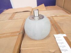 5x Grey Concrete Citronella Oil Garden Table Lamp Light - Unchecked & Boxed - RRP £24.99 For Each