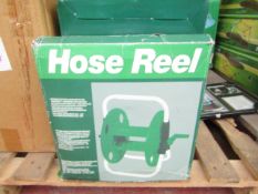 Green/White Hose Reel - Unchecked & Boxed.
