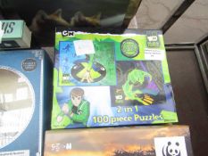 Ben10 2 in 1 100 Piece Puzzle - Sealed in box