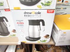 | 1X | DREW & COLE SILVER REDIKETTLE | UNCHECKED & BOXED | RRP £69.99 |