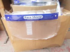 10x Face Sheild - Direct Splash Protection - New & Packaged.