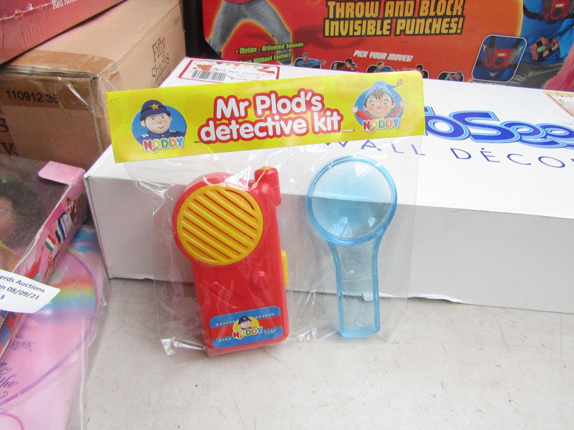 5x Noddy mr plods detective kit - new & sealed.