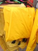 Unbrandd - Pvc Mustard Yellow Bib' n Brace - Size 2XL - Unused.