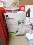 1x X4 wireless sport headphones - unchecked & boxed - RRP £65