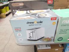 | 1X | DREW & COLE RAPID TOASTER | UNCHECKED & BOXED | RRP £39.99 |