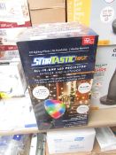 | 1X | STARTASTIC ALL IN ONE LED PROJECTOR | UNCHECKED & BOXED | RRP £29.99 |