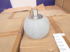 5x Grey Concrete Citronella Oil Garden Table Lamp Light - Unchecked & Boxed - RRP £24.99 For Each