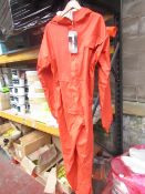 Craftland - Protective PVC Coverall - Sun Burnt Orange - Size XXL - Unused, No Packaging.