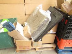 Pallet of Approx 10-15 Household Items & Household Electrical items - All unchecked.