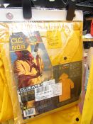 CLC - Trench Coat With Detactable Hood - Mustard Yellow - Size Medium - Unused & Packaged.