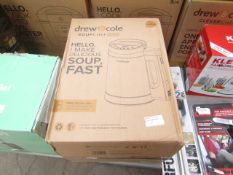 | 1X | DREW & COLE SOUP CHEF PRO CHARCOAL | UNCHECKED & BOXED | RRP £79.99 |