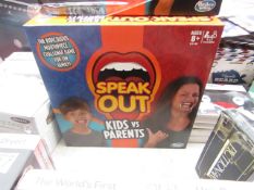 Hasbro Games - Speak Out - Kids Vs Parents Game - Unused & Boxed.