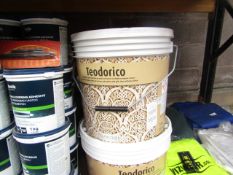 Teodorico - Lime-Based Decorative Coating For Interiors & Exteriors With Gold, Silver & Bronze