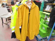 Panoply - Mustard Yellow Waterproof Hiking Style Jacket - Size XL - Unused.