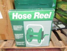 Green/White Hose Reel - Unchecked & Boxed.