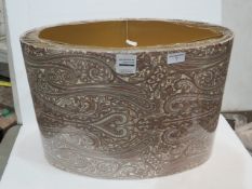 Chelsom Oval 50cm Patterned Lamp Shade