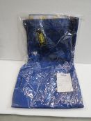 Vizwear action line trousers, size 44R in royal blue