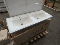 Vitra Integra 120cm His & Hers Basin