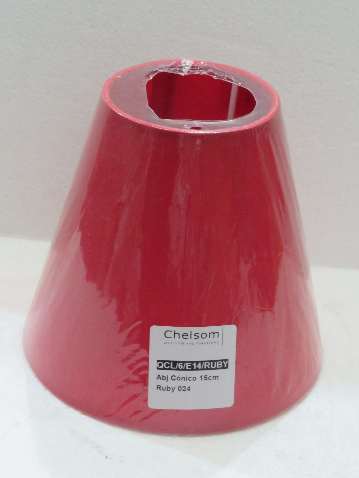 Chelsom 15cm Red Lamp Shade