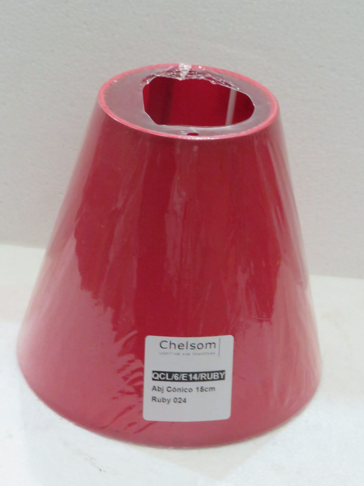 Chelsom 15cm Red Lamp Shade