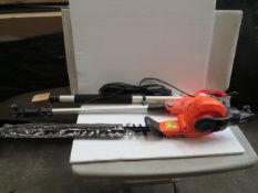 Eskde extended large arm hedge trimmer, untested but complete and looks unused (no guarantee)