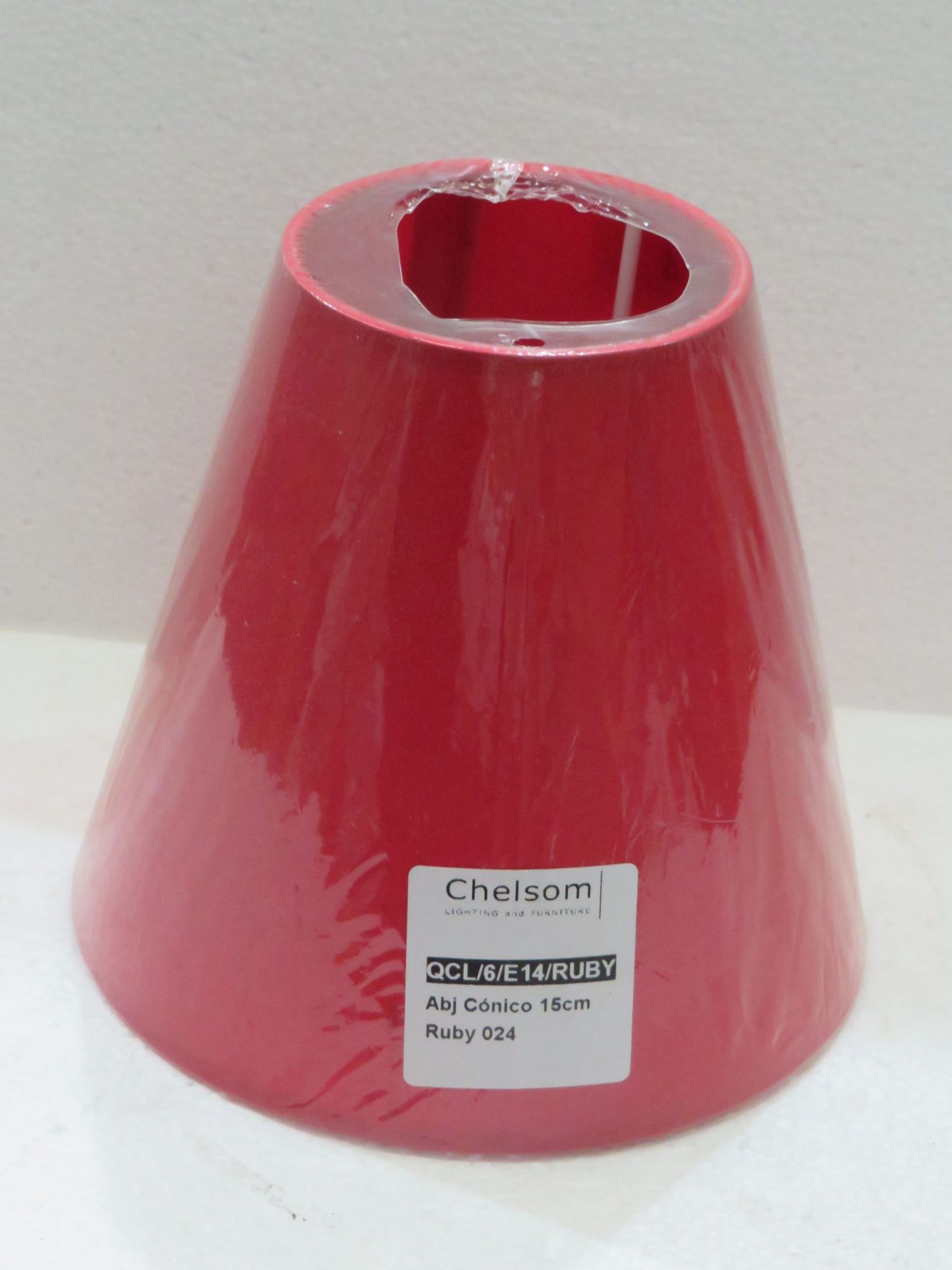Chelsom 15cm Red Lamp Shade
