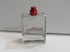 Dolce & Gabanna Sport Eau de Toilette - 100ml bottle - 40% full - RRP ?40