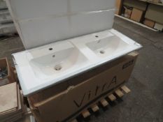 Vitra Integra 120cm His & Hers Basin