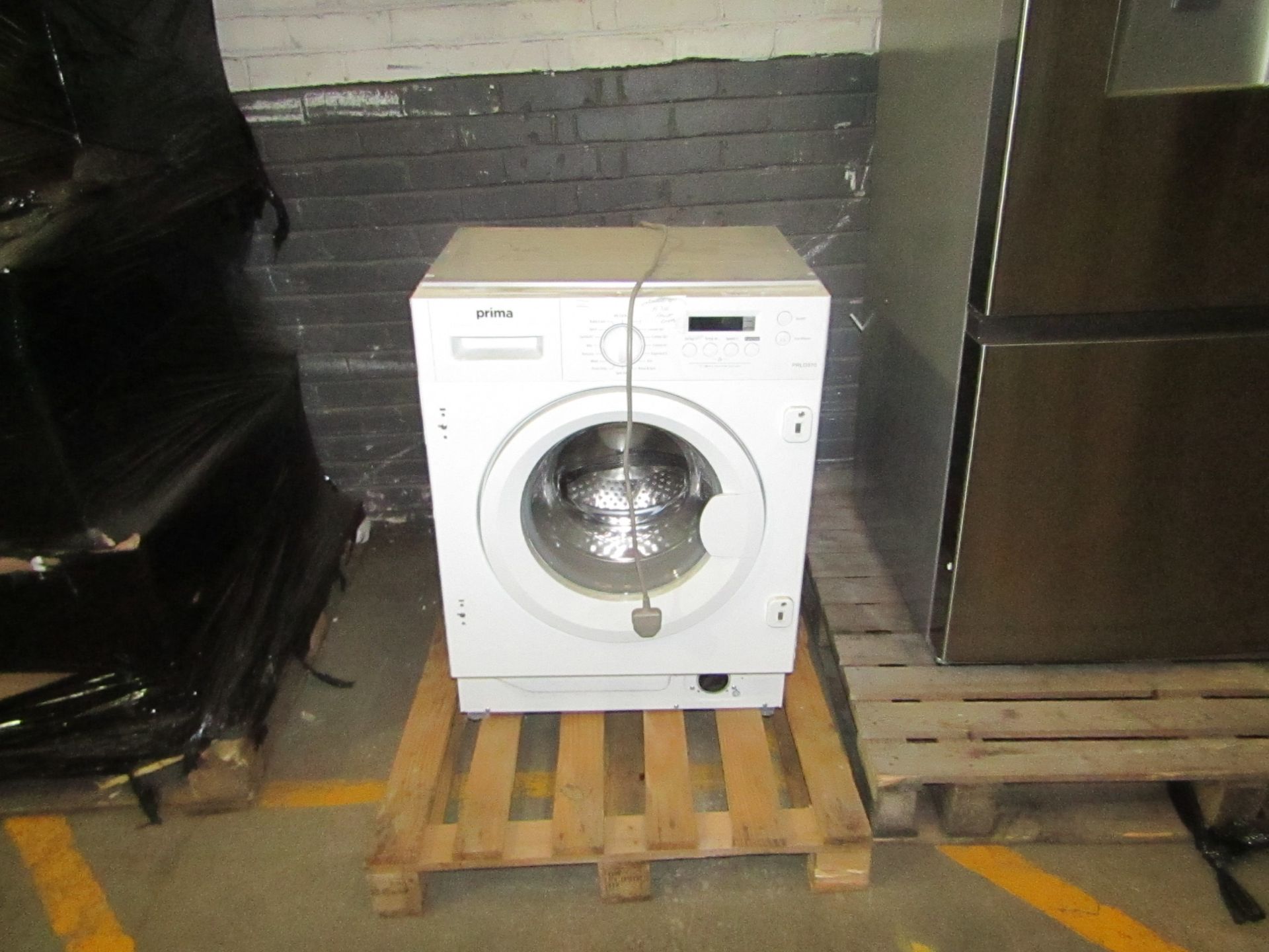 Prima Intergarated washing machine, powerson but displays fault code F30