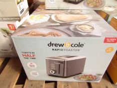 | 1x | DREW AND COLE RAPID 2 SLICE TOASTER | REFURBISHED AND BOXED | NO ONLINE RESALE | SKU - |