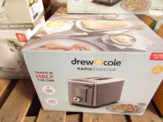 | 1x | DREW AND COLE RAPID 2 SLICE TOASTER | REFURBISHED AND BOXED | NO ONLINE RESALE | SKU - |