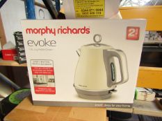 Morphy Richards Evoke 1.5L jug cream kettle, brand new and boxed. RRP £49.99