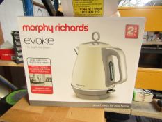 Morphy Richards Evoke 1.5L jug cream kettle, brand new and boxed. RRP £49.99