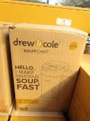 | 1x | DREW AND COLE SOUP CHEF | PROFESSIONALLY REFURBISHED AND RE BOXED |NO ONLINE RESALE | RRP £