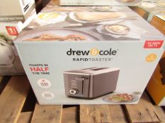 | 1x | DREW AND COLE RAPID 2 SLICE TOASTER | REFURBISHED AND BOXED | NO ONLINE RESALE | SKU - |