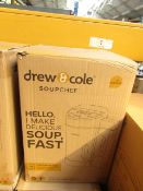 | 1x | DREW AND COLE SOUP CHEF | PROFESSIONALLY REFURBISHED AND RE BOXED |NO ONLINE RESALE | RRP £