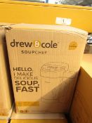 | 1x | DREW AND COLE SOUP CHEF | PROFESSIONALLY REFURBISHED AND RE BOXED |NO ONLINE RESALE | RRP £