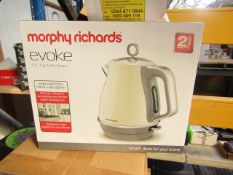 Morphy Richards Evoke 1.5L jug cream kettle, brand new and boxed. RRP £49.99