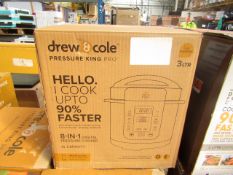 | 1x | DREW AND COLE PRESSURE KING PRO 8 IN 1 DIGITAL PRESSURE COOKER | PROFESSIONALLY REFURBISHED