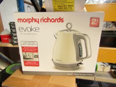 Morphy Richards Evoke 1.5L jug cream kettle, brand new and boxed. RRP £49.99