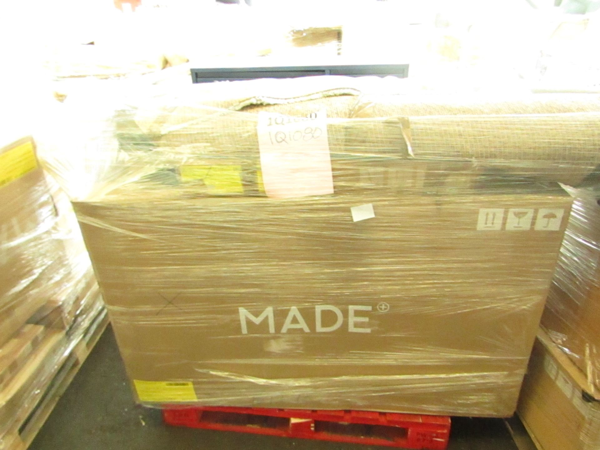 Mixed pallet of Made.com customer returns to include 12 items of stock with a total RRP of