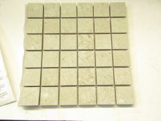 8x Boxes of 11 300x300 District HD Soft Grey Mosaic 58288, brand new. RRP £15.36 a box, Total Lot