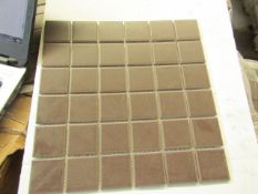 10x Packs of 11 Vitra 50x50 Sahara Soft Brown Mosaic K5394508, brand new. RRP £55 a Box Total RRP £